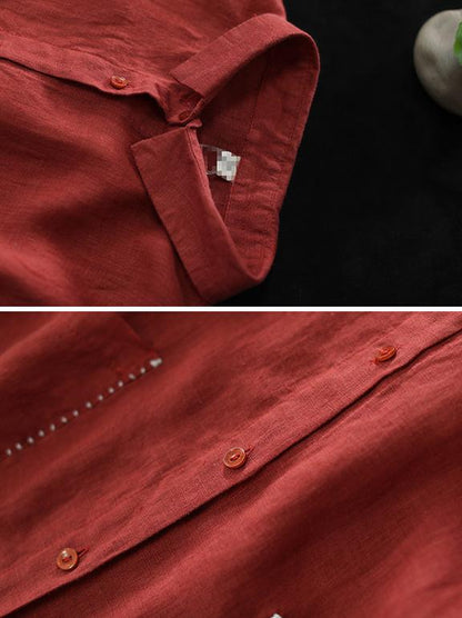 National Linen Rough Selvedge Shirt