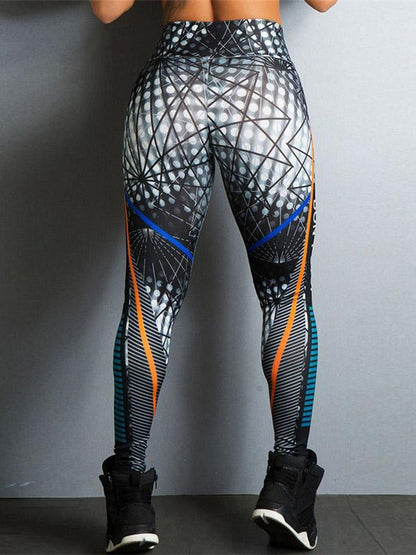 Printed Wide Waistband Leggings