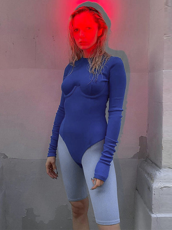 Light Color Long Sleeves Bodysuits