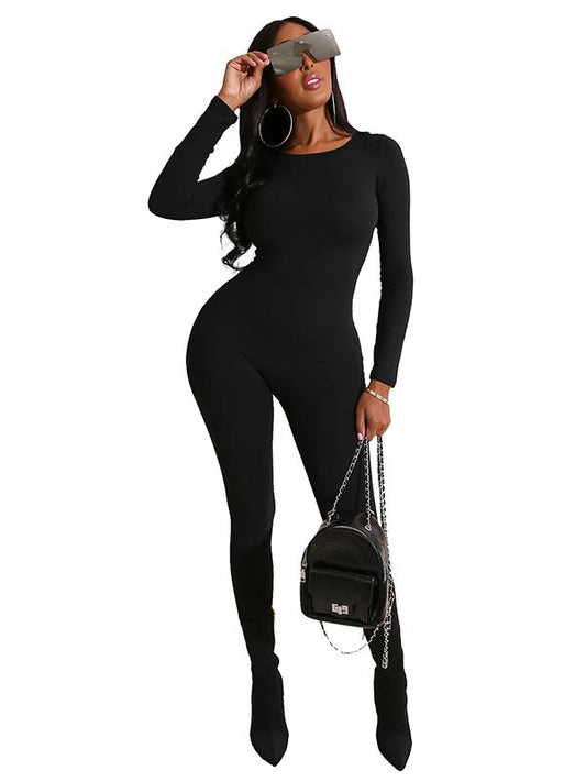 Soft Solid Yoga&Gym Jumpsuits