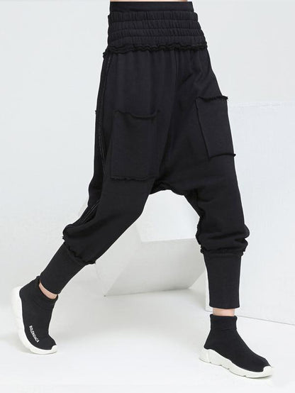 Fashion Loose Solid Harem Pants