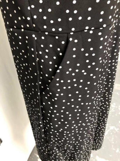 Loose Comfortable Polka-Dot Print Jumpsuit