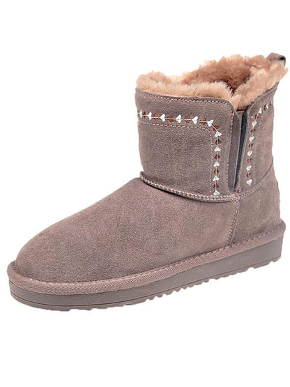 Lady Scrub Embroidered Snow Boots Uggs