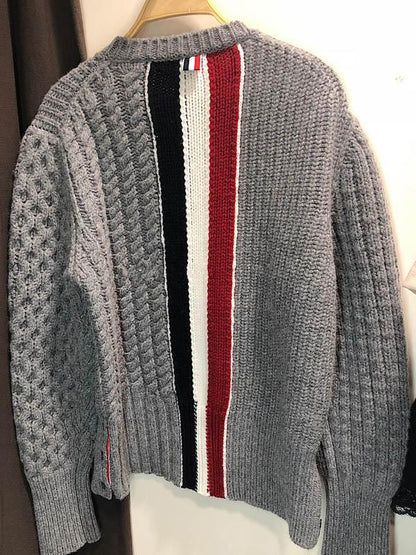 SPLIT-JOINT KNITTING LOOSE SWEATER