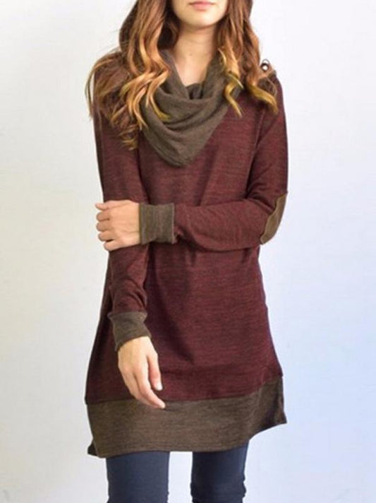 Long Sleeves Solid Blouses&shirts Tops