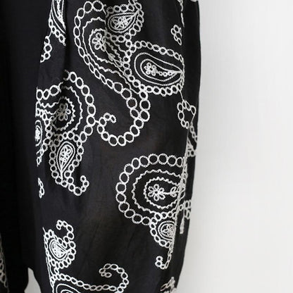 Buykud Casual Loose Embroidery Soft Comfortable Bloomers