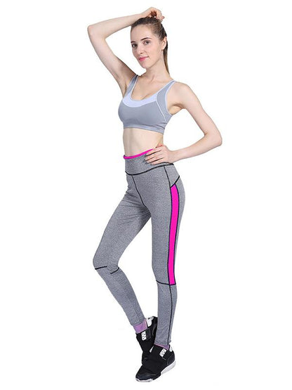 High Waist Paneled Yoga Leggings