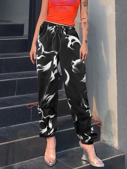 Drawstring Ankle-tied Pants