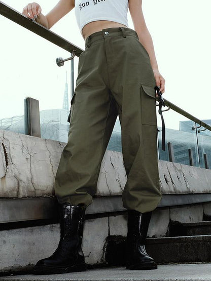 Casual Loose Harem Pockets Athletic Pants