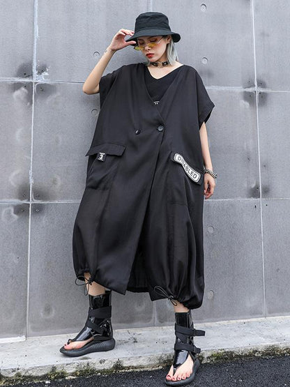Light Elastic Waist Design Trench Coat