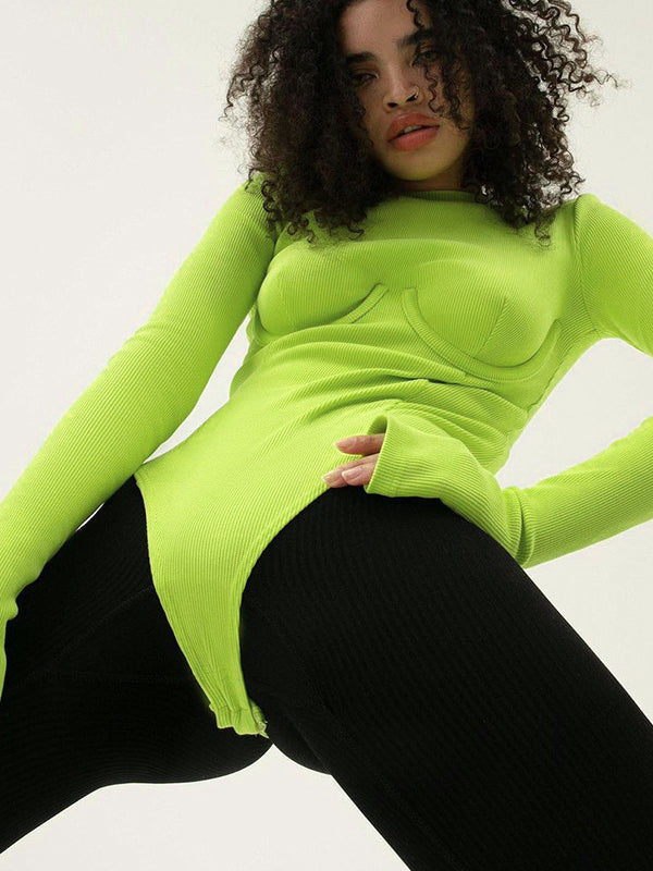 Light Color Long Sleeves Bodysuits