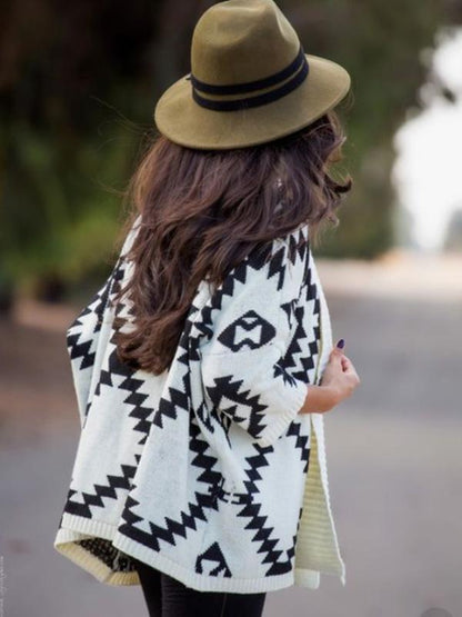 Fashion Solid Color Knit Sweater Cardigans Tops