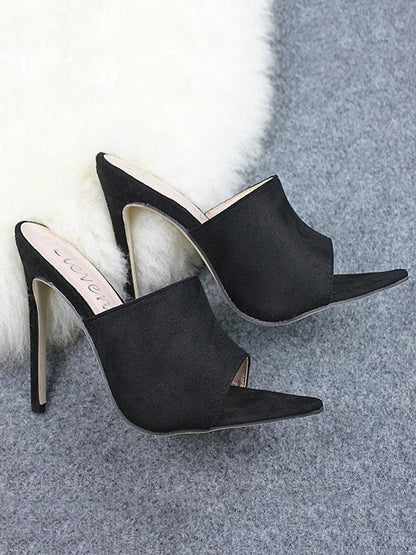 Peep Toe 5 Colors Sandal High Heels