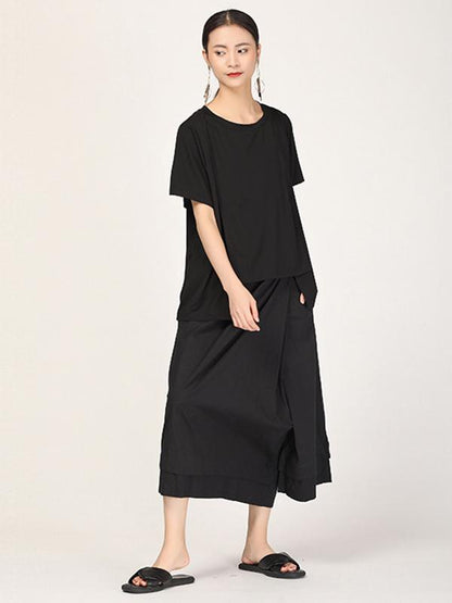 Casual Cropped Culotte