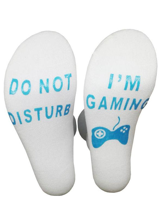 Full Cotton Letters Medium Socks