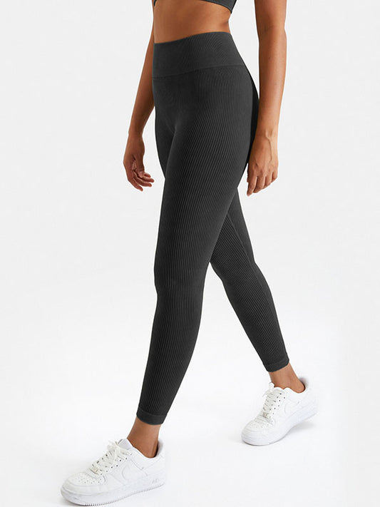 4 Colors Seamless Breathable High Waisted Sports Yoga Leggings