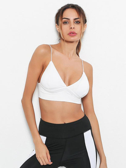 Sexy Solid Deep V-neck Tanks