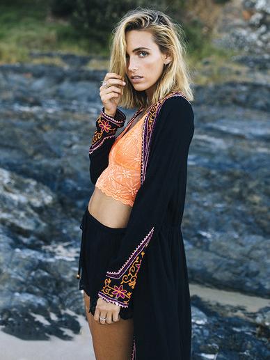 Fashion Embroidered Bohemia Outwear
