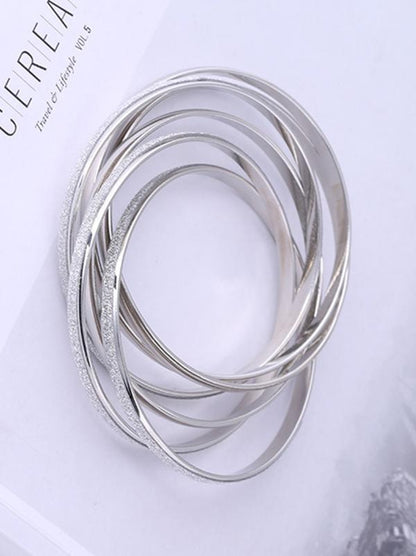 Multi-layer Rings Split-joint Bracelet
