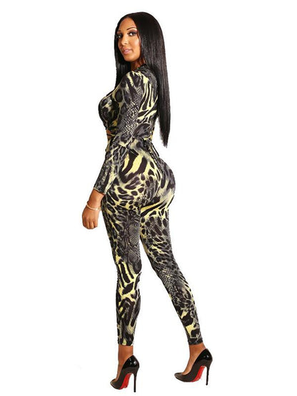 Sexy Printed Yoga Jumpsuits