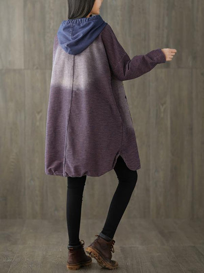 Casual Flower Printed Hoodie