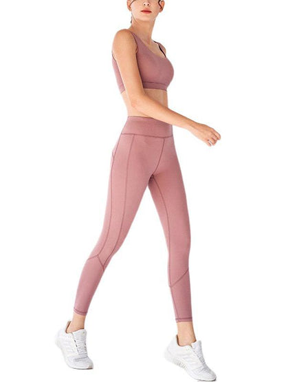 Sexy Solid Quick Dry Yoga Suits