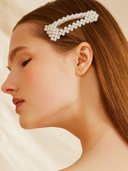 Faux Pearl Hair Clip