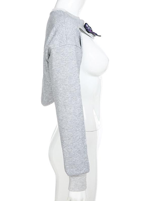 Sexy Embroidered Sweat Shirts