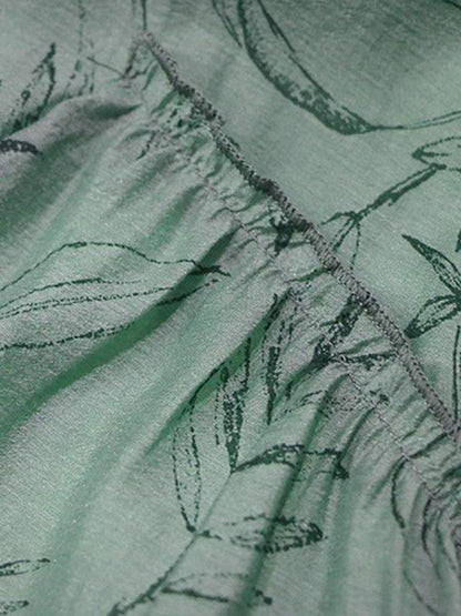 New Original Oversize Printed Split-joint Maxi Dress