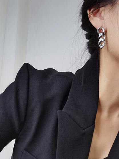 Original Gold&Silver Chain Simple Earrings