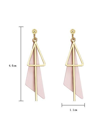 Normcore Geometry Triangle Earrings