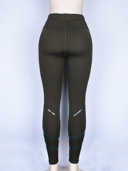 Solid High Waist Yoga Leggings