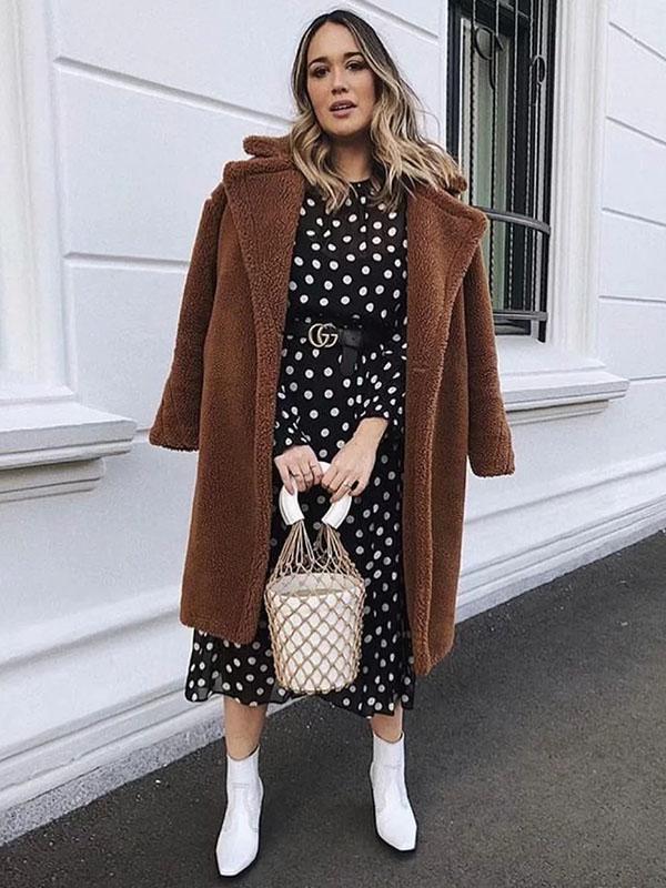 Vintage Long Sleeves Coat Jacket