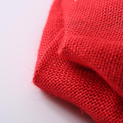 Canvas Female Big Bag Red Shoulder Bag