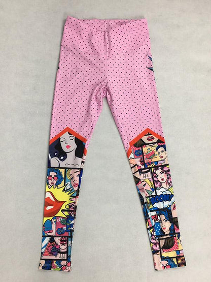 Fashion Floral Printed Fitness Yoga Legging