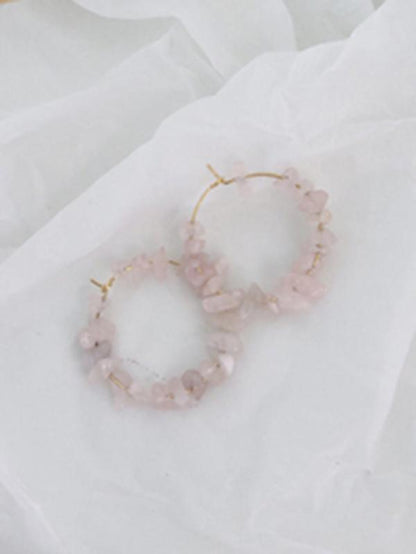 Several Color Simple Gravel Earring