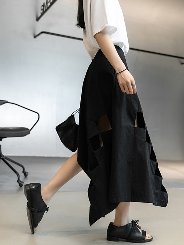 Original Hole Irregularity Empire Skirt