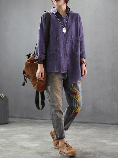 National Linen Rough Selvedge Shirt