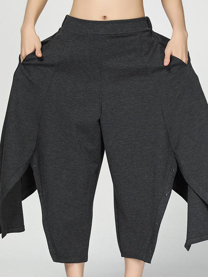 Loose Split-side Wide Leg Pants