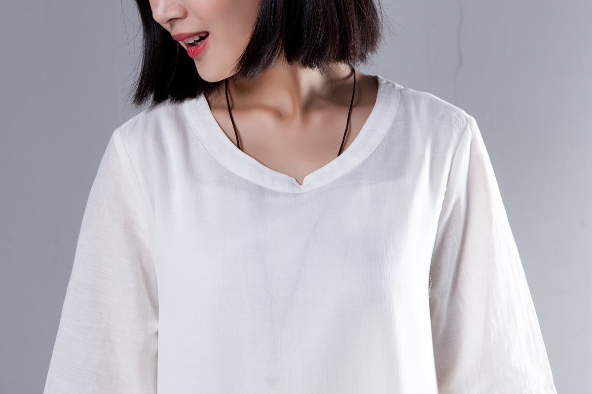 Casual False Two Piece Round Neck Short Sleeve Dress