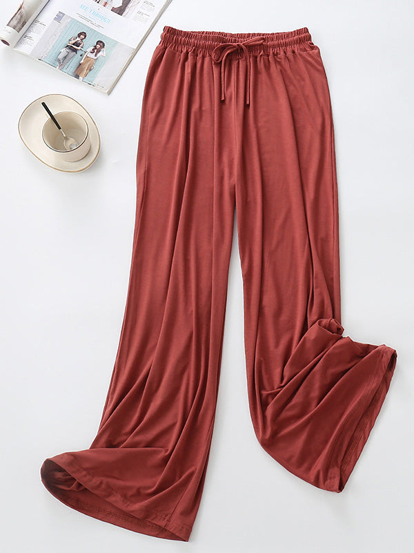 Comfortable Solid Color Modal Pajama Pants