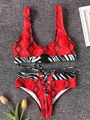 RED SNAKESKIN