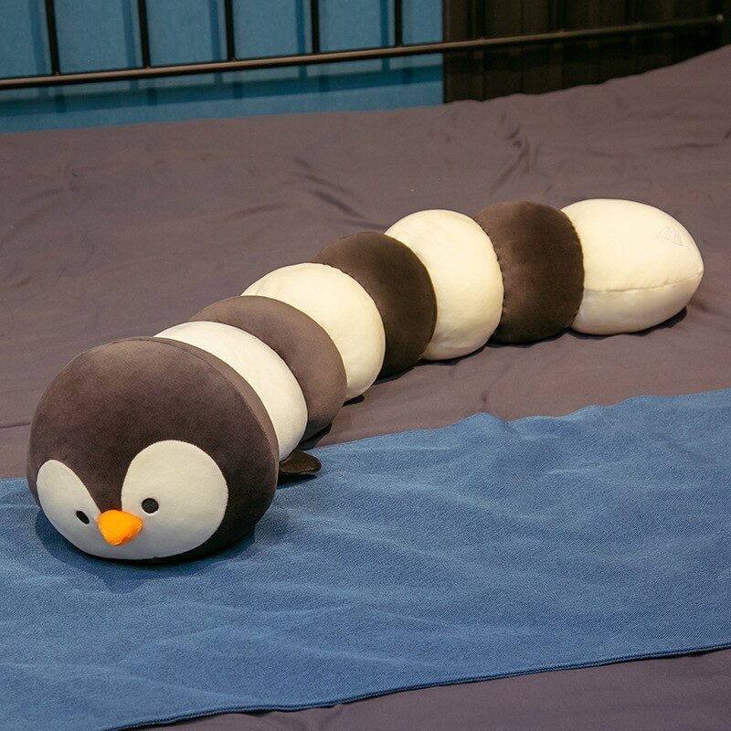 80 /100/120/150 cm cartoon caterpillar long throw pillow children's gift lovely doll Girl Birthday Gift creative Christmas gif