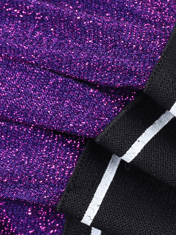 Casual Contrast Color Letter Print Sports Bra&Shorts Suits