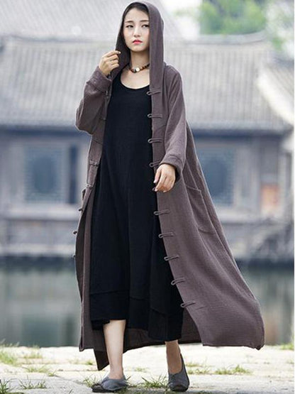Mistarious Linen Cape Cover-up