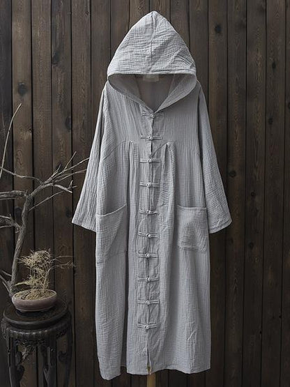 Mistarious Linen Cape Cover-up