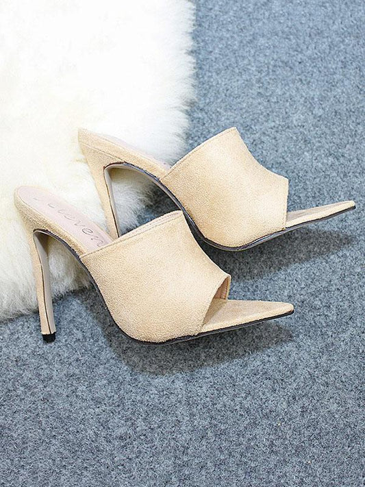 Peep Toe 5 Colors Sandal High Heels