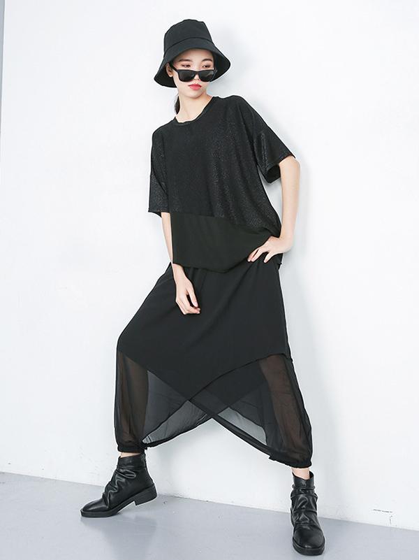 Casual Irregular Chiffon Tops