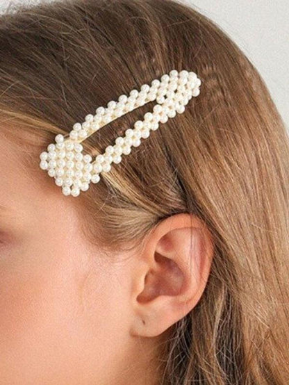 Faux Pearl Hair Clip