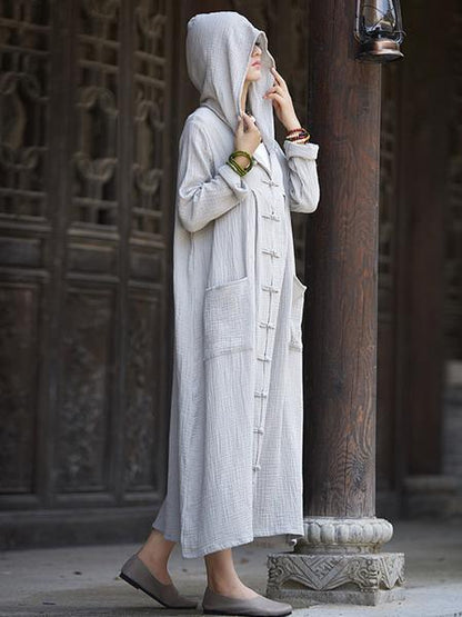Mistarious Linen Cape Cover-up